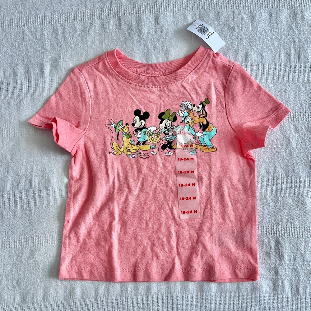Disney Pink Short Sleeve Kids Tee